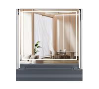 Smart specchio da bagno a LED, touch control Vani, specchio per il trucco con anti-collisione, illuminazione ad attivazione vocale, regalo perfetto per gli appassionati di trucco (TSYQ-B)