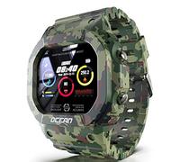 Smart Square Military Watch Sport all'aria aperta Orologio da polso digitale 50M Impermeabile Bluetooth Orologi Cardiofrequenzimetro/Monitor del sonno Pedometro Calorie Cronometro (Green)