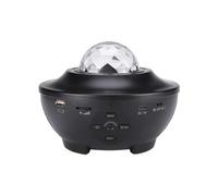 Smart Star Projector Night Light, Ocean Wave Starry Projector Lamp Work Built-in Bluetooth Speaker Sound Sensorfor Kids Home