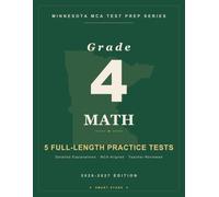 Smart Stars MCA Minnesota Grade 4 Math: 5 Practice Tests with Detailed Answer Explanations