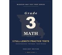 Smart Stars Missouri MAP Grade 3 Math: 5 Practice Tests with Detailed Answer Explanations