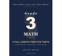 Smart Stars NJSLA New Jersey Grade 3 Math: 5 Practice Tests with Detailed Answer Explanations