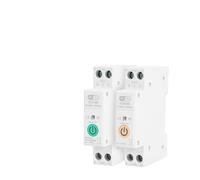 Smart Switch 1P+N 63A 90-300 Voltage Timer Power kWh Voltage Voice Remote Control Circuit Breaker AUOQKQUT(With Metering)
