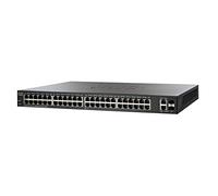 Smart switch Cisco SG220-50P con 50 porte Gigabit Ethernet (GbE) con 2 porte Gigabit Ethernet combinate più PoE di 375 W, protezione limitata a vita (SG220-50P-K9-EU)