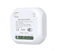 Smart Switch compatto con controllo WiFi basato su app e funzionalità remota RF433 per la gestione automatica della luce (10A)