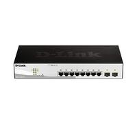 D-Link DGS-1210-10 switch di rete Gestito L2 Gigabit Ethernet (10/100/1000) Nero, Grigio 1U