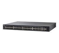Smart switch SG250X-48 con 48 porte Gigabit Ethernet (GbE) + 4 porte 10 Gigabit Ethernet combinate SFP+, protezione limitata a vita (SG250X-48-K9-EU)