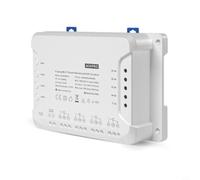 Smart Switch Wi-Fi 4CH PRO R3 per SONOFF, 4 canali per relè con blocco autobloccante, controllo remoto APP controllo vocale per 2kW carico 10A sicuro protezione fiamma PC case (FOR per Sonoff