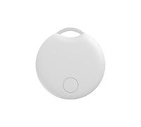 Smart Tag GPS Tracker Bluetooth Funziona solo con Trova la mia APP Dispositivo anti-smarrimento for sostituzione dell'etichetta for animali domestici Mini localizzatore(White)