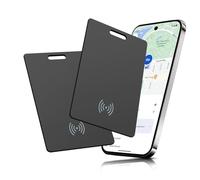 Smart Tag sottile Wallet Tracker Card per Android Google Find My Compatibile | IP68 impermeabile Bluetooth Tracker con ricarica wireless | Wallet Finder per passaporto, borsa e bagaglio da viaggio