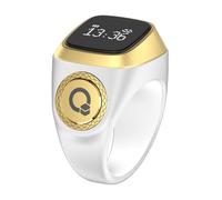 Smart Tasbih Zikr Ring, sveglia digitale azan musulmani, contatore Tasbih Smart Ring - digitale elettronico Tasbeeh contatore con vibrazione promemoria