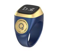 Smart Tasbih Zikr Ring, sveglia digitale azan musulmani, contatore Tasbih Smart Ring - digitale elettronico Tasbeeh contatore con vibrazione promemoria