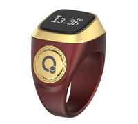 Smart Tasbih Zikr Ring, sveglia digitale azan musulmani, contatore Tasbih Smart Ring - digitale elettronico Tasbeeh contatore con vibrazione promemoria
