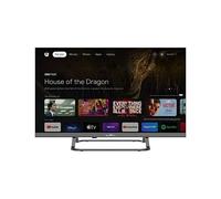 Smart Tech 24HG01VC 24" HD Ready Smart TV, Wi-Fi, Google TV, HDMI, USB, 12V Car Adapter, Classe Energetica E, Colore Grigio