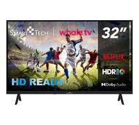 Smart Tech Smart TV 32 Pollici HD Ready Display LED Sistema Whale OS Classe E colore Nero - 32HH01K