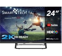 Smart Tech Smart TV 24 Pollici Risoluzione HD Ready Display LED Sistema Web OS Base Centrale colore Nero - 24HW01V