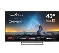 Smart Tech Smart TV 40 Pollici Risoluzione Full HD Display LED Sistema Google TV colore Nero - 40QG01V