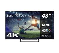 SMART Technologies 43UW02V TV 109,2 cm (43") 4K Ultra HD Smart TV Wi-Fi Nero 230 cd/m²