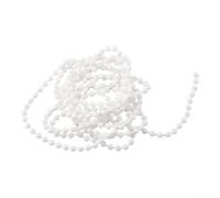 Smart - Tenda veneziana verticale con perline per una gestione ottimale della finestra (bianco)