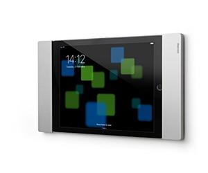 smart things s11 s sDock Fix Air - Supporto da parete richiudibile e base di ricarica per installazione permanente per Apple iPad (2017), Pro 9,7", Air 1+2, iPad (2018), colore: Argento