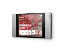 smart things sDock Fix s09 b - Supporto da parete con chiusura robusta compatibile con Apple iPad Mini 5 & Mini 4 per installazione permanente, materiale di montaggio incluso, nero