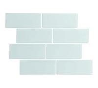 Smart Tiles Piastrelle Adesive, Metro Verde Acqua Chiaro, 29,34x21,28 cm