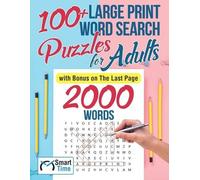Smart Time 100+ Large Print Word Search Puzzles for Adults (Tascabile)
