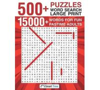 Smart Time 500+ Puzzles Word Search Large Print (Tascabile)