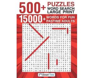 Smart Time 500+ Puzzles Word Search Large Print (Tascabile)