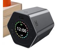 Smart Timer Rotating Cube - ABS 10x10x15cm 800g Sensor Induction Clock - Rechargeable 60 Hour Battery For Cooking Sports - Scientific Timing Tool