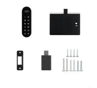 Smart Touch Lock Digitale per Archivio E Armadio Uso Con Tastiera Retroilluminata Password a 10 cifre E Interruttore Modalità Pubblico Privato (Verticale)