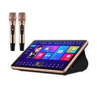 Smart Touch Screen Karaoke macchina con microfono wireless, Cloud Song Download, per intrattenimento domestico e pratica di canto