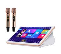 Smart Touch Screen Karaoke macchina con microfono wireless, Cloud Song Download, per intrattenimento domestico e pratica di canto