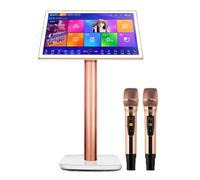 Smart Touch Screen KTV Karaoke Machine con controllo mobile app, download canzone cloud, microfono per canto a casa