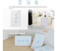 Smart Touch Telecomando RF APP Interruttore della luce WiFi Sonoff T1 US 1/2/3