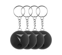 Smart Tracker 4 PEZZI Air Tracker Tag, Localizzatore Funziona con Apple Dov'è App (solo iOS, NON per Android), Bluetooth Trova Oggetti per Chiavi/Bagagli/Valigie/Portafogli (4)