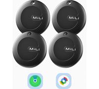 Smart Tracker Confezione da 4 per dispositivi Apple Trova il mio e Google Trova il mio, localizzatore di chiavi a doppio sistema per iOS e A