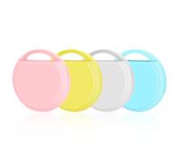 Smart Tracker Tag 4 pezzi, Compatibile con Apple Dov'è (solo iOS) Tracker per Trova Oggetti e Chiavi, Bagagli, Valigie (Non supporta Android)