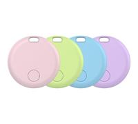 Smart Tracker Tag 4 Pezzi, Funziona con Apple Dov'è (Solo iOS), Localizzatore Bluetooth Trova Oggetti 365 Giorni, Batteria Sostituibile, Impermeabile IP67, Chiavi/Portafoglio/Bagagli/Valigie, Coloured