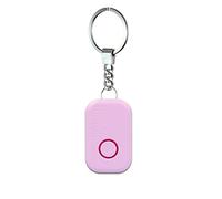 Smart Tracker Tag, Baceyong Key Finder 1 pezzo, Bluetooth Wireless Remote Finder compatibile con iOS Find My App, per chiavi, telefono e localizzatore di animali domestici, rosa