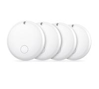 Smart Tracker Tags-4 Pack per Android (non iOS o Huawei), batteria sostituibile, ricerca oggetti per bagagli, zaino, chiavi