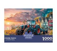 Smart Tractor Farming High Grade Cardboard Digital Agriculture Style Fun Challenging Game, Relaxing After Work And Busy Days 38x26cm/1000pcs