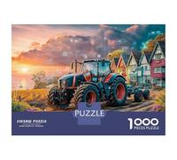 Smart Tractor Farming Puzzle da 1000 pezzi in stile agricoltura digitale puzzle per famiglia con sfide divertenti extra in cartone riciclato al 100% per adulti 52 x 38 cm/1000 pezzi