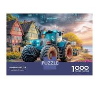 Smart Tractor Tech Puzzle 1000 Pezzi Cartone Spesso Futuristic Farm Vehicle Per Adolescenti 12-18, Puzzle Allenamento Mentale, Divertimento Vacanza, Regalo Anniversario Per Adolescenti 38x26cm/1000pcs
