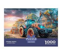 Smart Tractor Tech Reliable Material Futuristic Farm Machinery Great Gift for Adults, Teenagers And Anyone Who Loves Puzzle Games 70x50cm/1000pcs