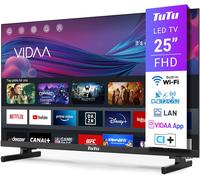 Smart TV 25 Pollici (64 cm) Televisori Full HD 1080P Triplo Tuner App Store WiFi