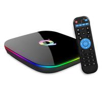 Smart Tv Box Q-Plus Android 4GB RAM 64GB Rom 4K Wifi Quad Core Con Telecomando