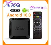 Smart TV box X96Q, set-top box Android 10.0, 2 GB, 16 GB, WiFi 2.4G e 5G, lettore multimediale 4K, Play Store, molto veloce, 1080P 1 + 8 HD Football