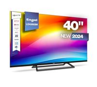 Engel LE4086SM Smart TV LED 40'' Full HD con sistema VIDAA - Dolby Audio - Accesso Netflix, Prime Video e Disney+ - 3 HDMI, 2 USB - Funzione Cast - Modalità Hotel - Design senza cornice