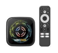Smart TV HK1 H8X Android 14, chip H728 quad-core 64 bit Cortex-A53. Compatibile con 8K/4K, Wi-FI 2.4/5GHz, BT4.0, Ethernet 100/1000M, HDMI2.0, H.265, versione 4GB+32GB.